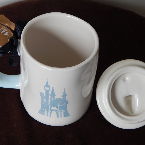 NWT Rae Dunn A Dream Come True Cinderella Double Sided Mug with Shoe Topper - Picture 4 of 5